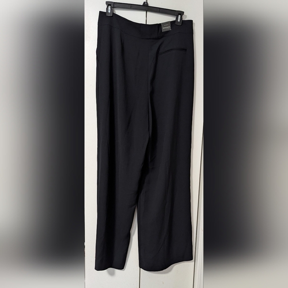 Madison Career Dress Pants Womens Size 16 Straight Leg Pockets Black NWT Rayon - Picture 3 of 10